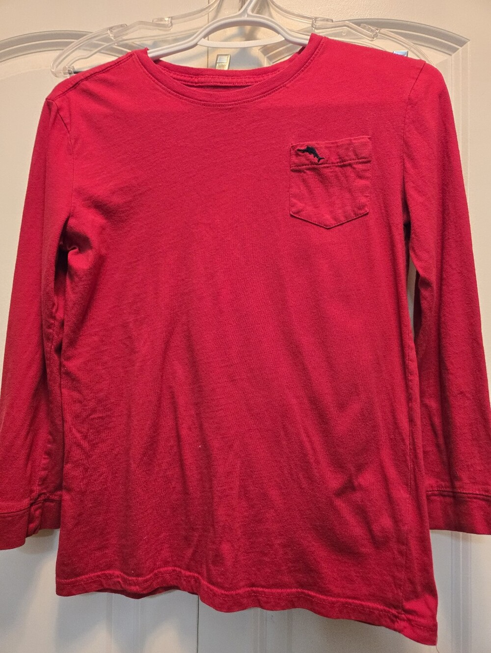 Tommy Bahama Kids Long-Sleeve Pocket Tee - Red